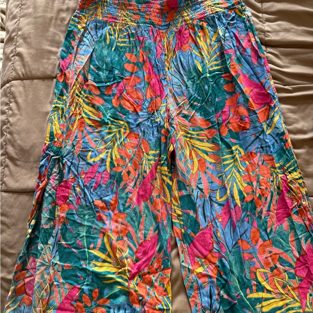 Renee C. Colorful Floral Maxi Skirt